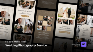 Videohive Instagram Reels - Wedding Photography Service Video Template Product Promo template preview