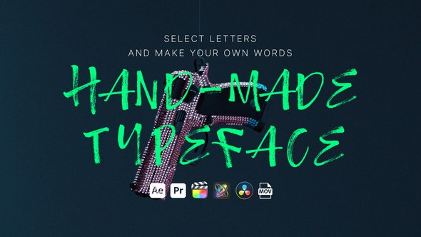 Videohive Hand Made Typeface Titles template preview