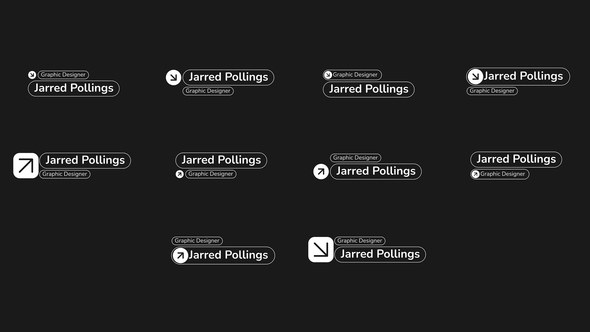 Videohive Stroke Lower Third Elements template preview