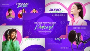 YouTube Opener | Podcast Opener Premiere Pro template preview