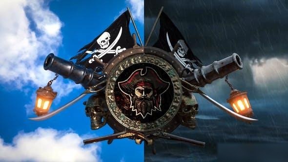 Videohive Pirate Logo Reveal Openers template preview