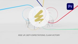 International Sport Games Logo Unveil Premiere Pro template preview