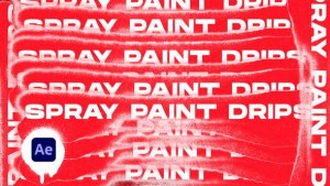 Videohive Spray Paint Drips Transitions VOL. 2 | After Effects Elements template preview