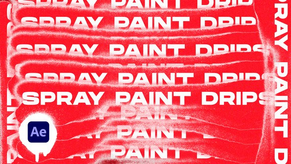 Videohive Spray Paint Drips Transitions VOL. 2 | After Effects Elements template preview