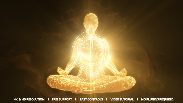 Videohive Meditation Reveal Logo Stings template preview