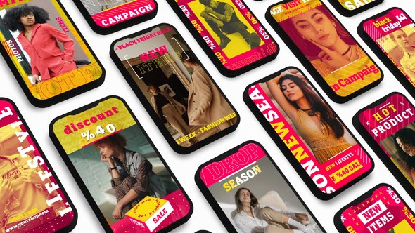 Videohive Instagram Fashion Stories 37175043 Video Displays template preview