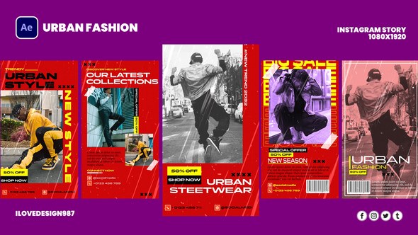Videohive Urban Fashion 45101544 Product Promo template preview