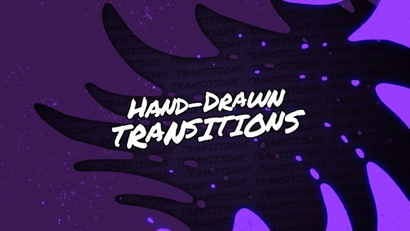 Videohive Hand-Drawn Transitions // After Effects Elements template preview