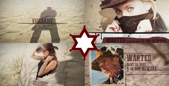Western Show Promo Video Displays template preview