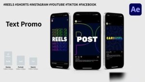Videohive Text Promo | Reels / Shorts / Tik Tok Openers template preview