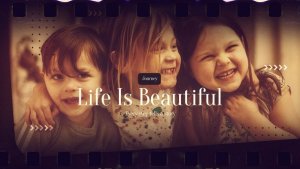 Cinematic Photo Slideshow Video Displays template preview