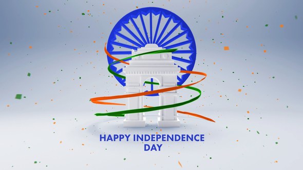 Videohive Indian Independence Day Logo Logo Stings template preview