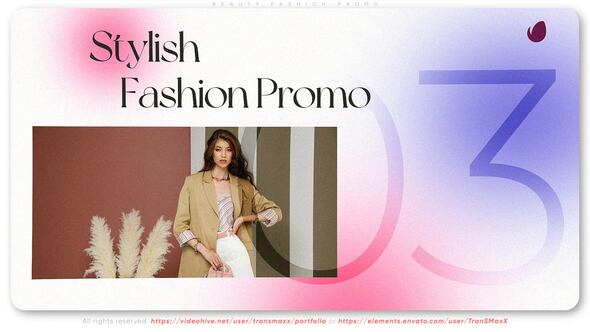 Videohive Beauty Fashion Promo Broadcast-packages template preview