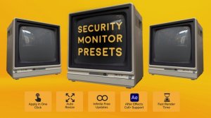 Videohive Security Monitor Presets Elements template preview