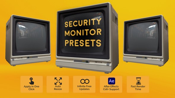 Videohive Security Monitor Presets Elements template preview