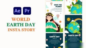 Videohive World Earth Day Instagram Story 57725857 Elements template preview