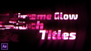 Videohive Extreme Glow - Glitch Titles Titles template preview