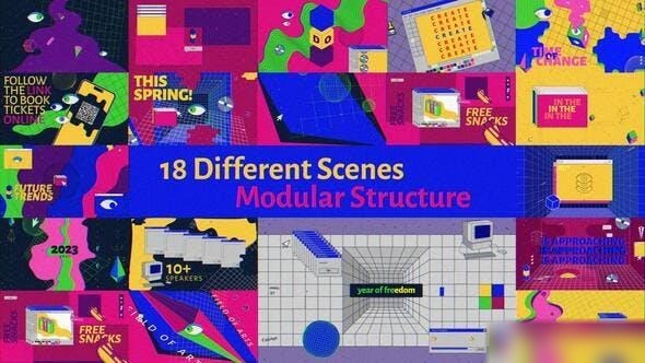Videohive Digital Course Presentation Product Promo template preview