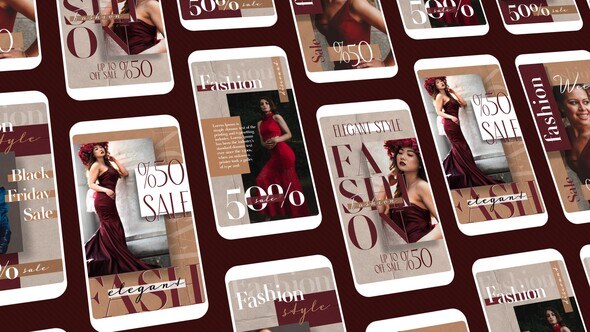 Videohive Elegant Fashion Instagram Stories Broadcast-packages template preview