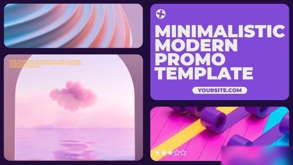Videohive Minimalistic Promo Openers template preview