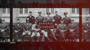 Videohive Historic Chronicle Slideshow / World War / Old Vintage Memories / Retro Photo Album Openers template preview