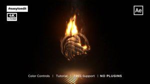 Videohive Fire Logo Reveal 47859697 Logo Stings template preview