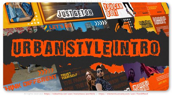 Videohive Urban Style Intro 56038107 Openers template preview