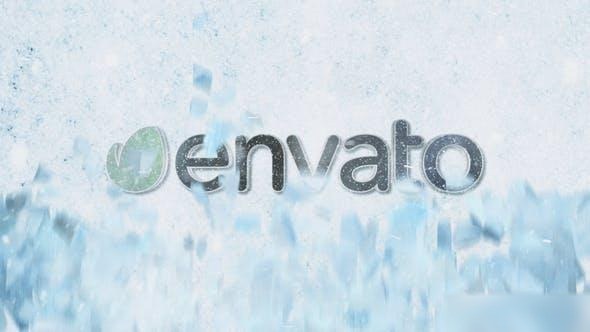 Videohive Snow Frost Winter | Ice Wall Breaking Logo Openers template preview