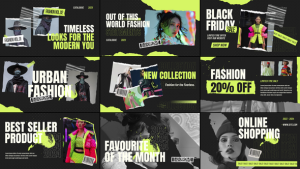 Videohive Grunge Typography Titles template preview