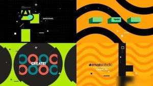 Videohive Shape Intro Openers template preview