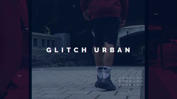 Videohive Urban Glitch Openers template preview