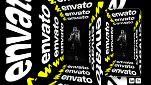 Videohive Logo Animated Display Vertical Logo Stings template preview