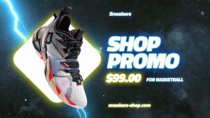 Videohive Ultimate Street & Sport Sneakers | Energy Shop Promo | Thunder Product Promo template preview