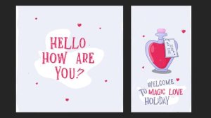 Videohive Elixir of love Titles template preview