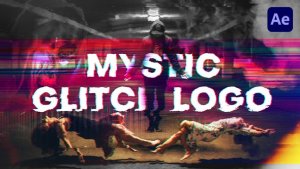 Videohive Mystic Glitch Opener - Logo Reveal Logo Stings template preview