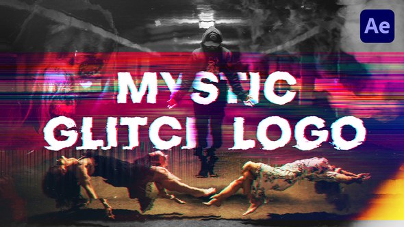Videohive Mystic Glitch Opener - Logo Reveal Logo Stings template preview