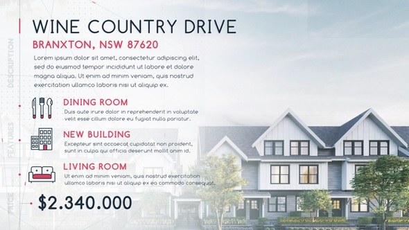 Videohive Real Estate Minimal Lines Product Promo template preview