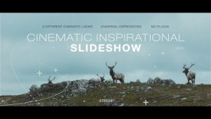 Cinematic Inspirational Slideshow | Opener Video Displays template preview