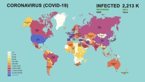 Videohive Infection map Infographics template preview
