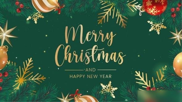 Videohive Merry Christmas Intro 41336997 Openers template preview