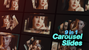 Carousel Slides Elements template preview