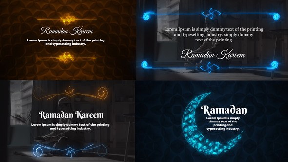 Videohive Islamic Ramadan Titles - Lower Thirds Ramadan template preview