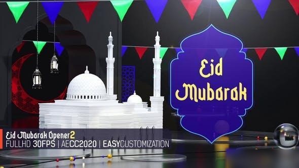 Videohive Eid Mubarak Opener2 Ramadan template preview