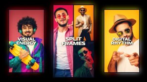 Minimalist Trendy Split Screen Intro Openers template preview