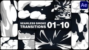 Videohive Seamless Smoke Transitions for After Effects 46175844 Elements template preview