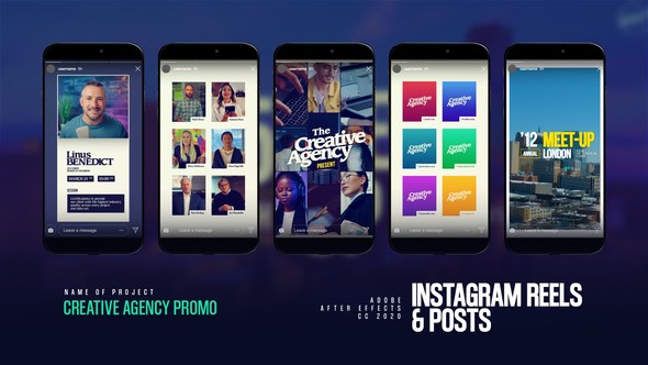 Videohive Creative Agency Instagram Reels Product Promo template preview