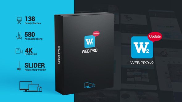 Videohive Web Pro v2 Product Promo template preview