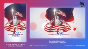 Videohive USA Independence Day 58527424 Video Displays template preview