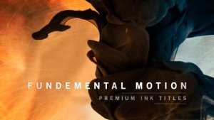 Fundamental Motion Ink Titles Video Displays template preview