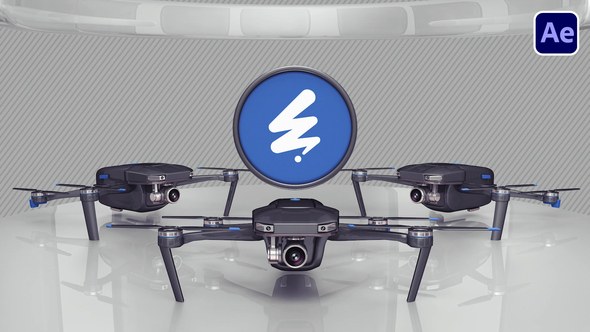 Videohive Drone Logo 56550835 Logo Stings template preview